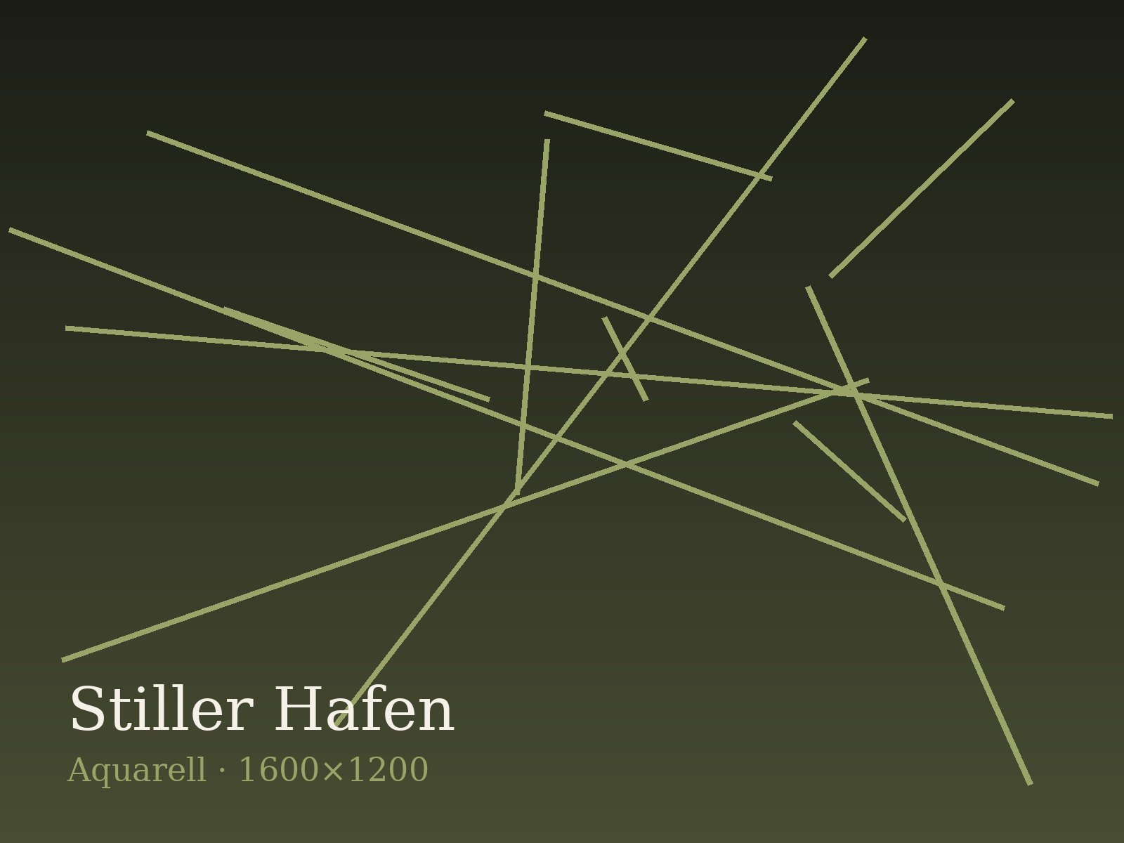 Stiller Hafen